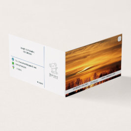 NANNOOS FOLED-AFFÄRSKORT VISITKORT