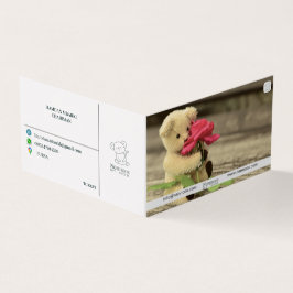 NANNOOS FOLED-AFFÄRSKORT VISITKORT