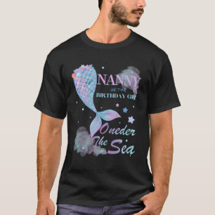 Nanny 1St Birthday Sjöjungfru Oneder Sea Family m T Shirt