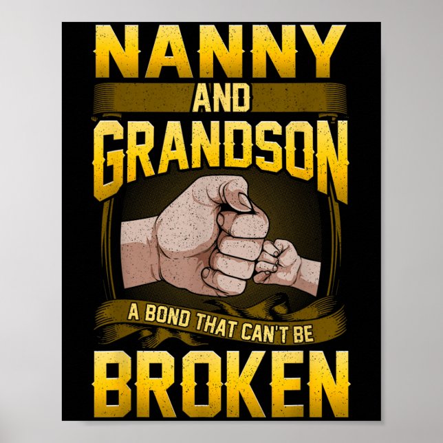 Nanny And Grandson A Bond That Can't Be Broken Shi Poster (Framsidan)