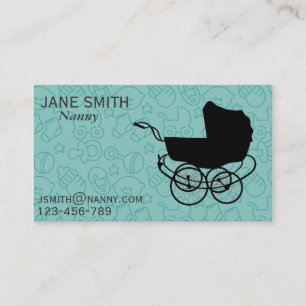 Nanny / Au Pair / babyvakt Freelance Visitkort