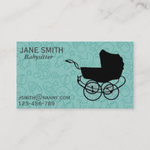 Nanny / Au Pair / barnvakt Freelance Visitkort