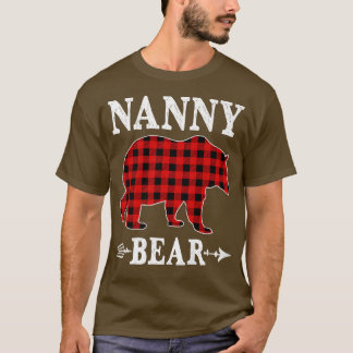 Nanny Bear jul jul Pajama Red Play Buffalo Fami T Shirt