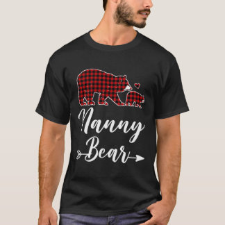 Nanny Bear jul jul Pajama Red Play Matching Fam T Shirt