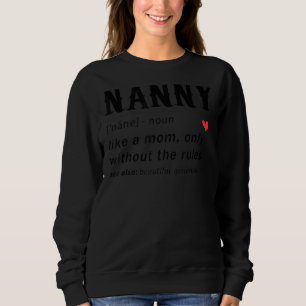 Nanny Definition Nanny som bara liknar Mamma utan T Shirt