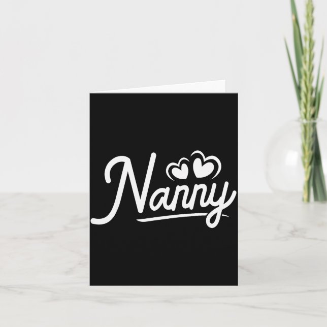 Nanny From Granhildren Nanny Shirts For Women Nann Kort (Framsida)