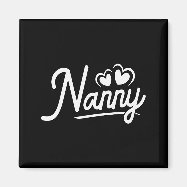 Nanny From Granhildren Nanny Shirts For Women Nann Magnet (Framsidan)