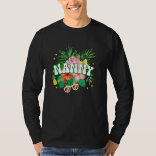 Nanny Hawaii Födelsedagsfest Family Aloha Hawaiian T Shirt