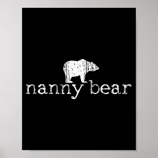 Nanny Mormor Morsdagspresent Poster (Framsidan)