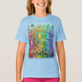 Nanny Octopus och Aqua Spädbarn T-Shirt
