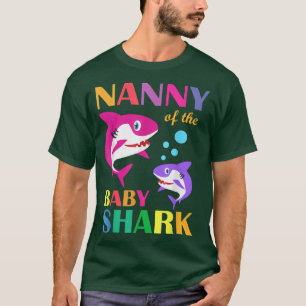 Nanny of the Baby Birthday Shark Nanny Shark Mothe T Shirt