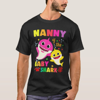 Nanny of the Baby Shark Birthday Momnanny my Shark T Shirt