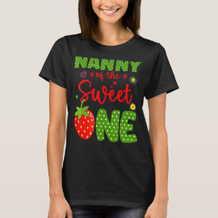Nanny of the Birthday One Strawberry 1st Fruit Bd T Shirt
