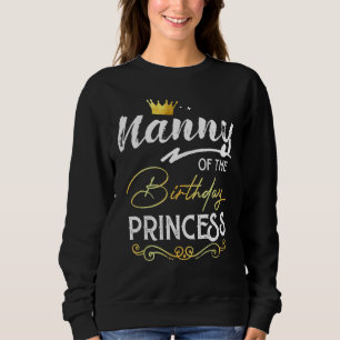 Nanny of the Birthday Princess Girl Party T Shirt