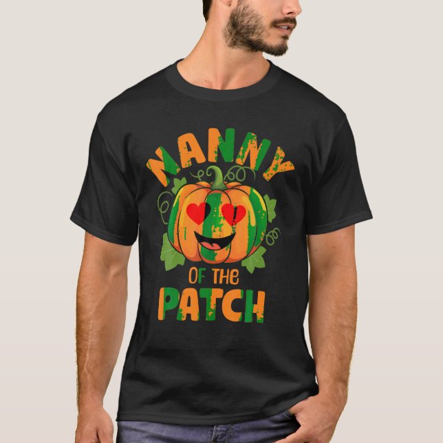 Nanny of the Patch Funny Pumpkin Family Group Matc T Shirt (Framsida)