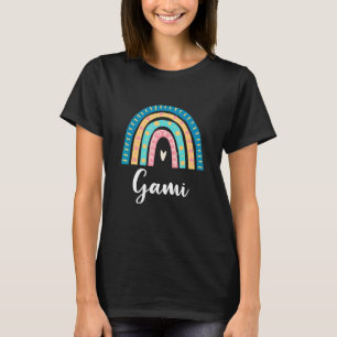 Nanny Rainbow for Gami Family Matching Birthday T Shirt