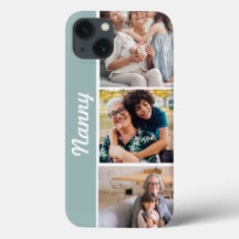 Nanny Script Grandma Photo Collage I Phone Case