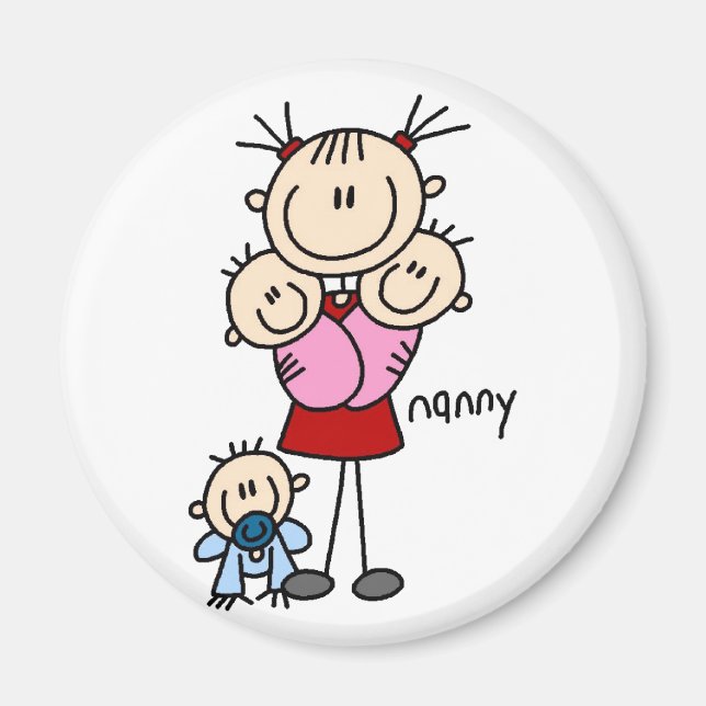 Nanny Stick figur Magnet (Framsidan)
