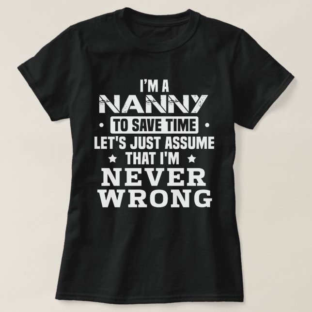 Nanny T Shirt (Design framsida)