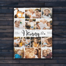 Nanny Vi Kärlek du lyssnar på Modern Photo Collage