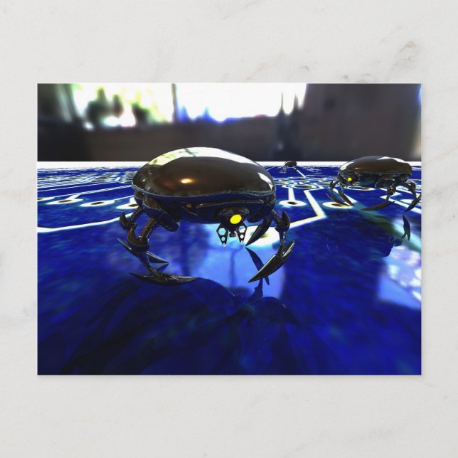 Nano Bots vykort (Framsida)