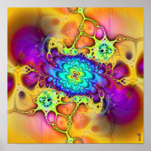 Nano-cellulära justeringar V 1 (12 till 12) Art-ut Poster