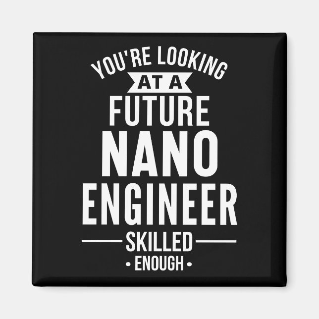 NANO ingenjör-gåva Magnet (Framsidan)