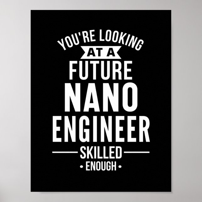 NANO ingenjör-gåva Poster (Framsidan)