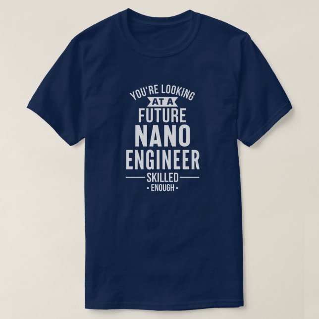 NANO ingenjör-gåva T Shirt (Design framsida)