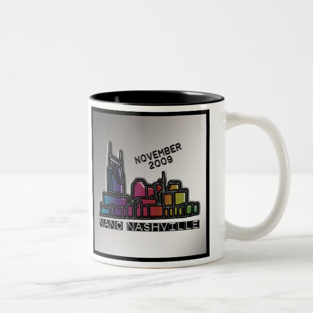 NaNo jumbomugg 2009 Två-Tonad Mugg (Höger)