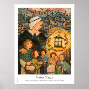 Nano Nagle, presentationsgrundareaffisch Poster