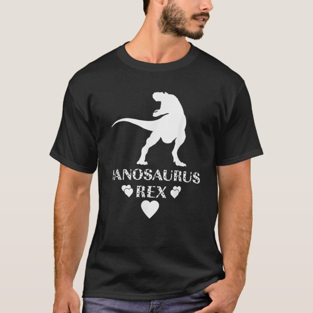 Nano Nanosaurus Rex Dinosaur Mor Day Gift T Shirt (Framsida)