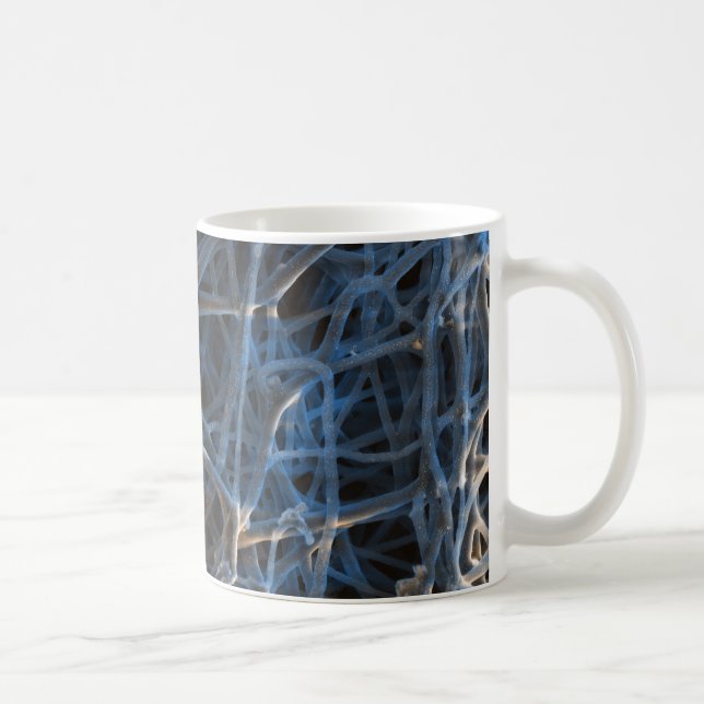 Nanofiber trasa på 59,6 um kaffemugg (Höger)