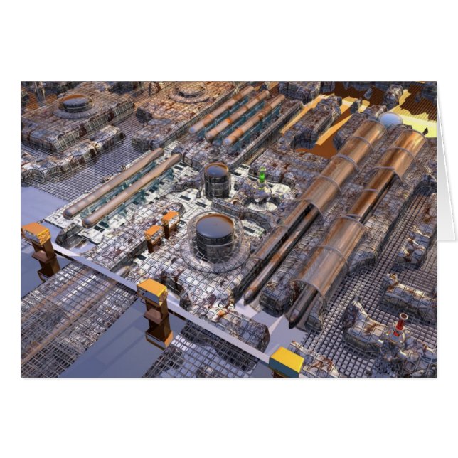 Nanostruktur 2 hälsningskort (Framsidan Horizontal)