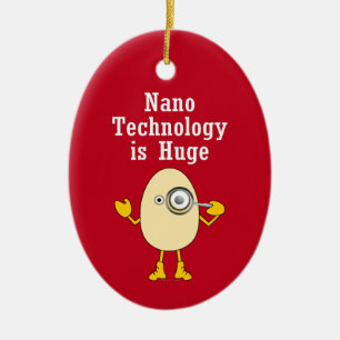 Nanotechnology Egghead Julgransprydnad Keramik