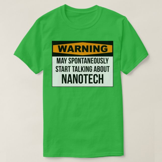 Nanoteknik T Shirt (Design framsida)