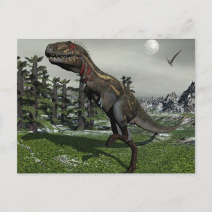 Nanotyrannus dinosaur - 3D-rendering Vykort