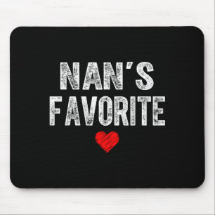 Nans favorit hjärtgrafik för mors dag musmatta