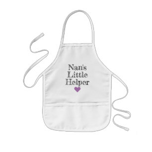 Nans lilla hjälpare Barnbarn Kids Apron Barnförkläde