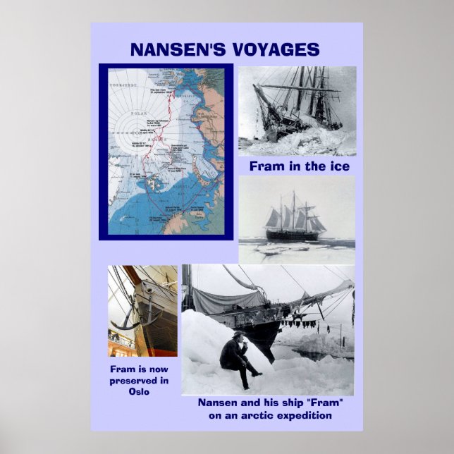 Nansen's Voyages, Bilden Poster (Framsidan)