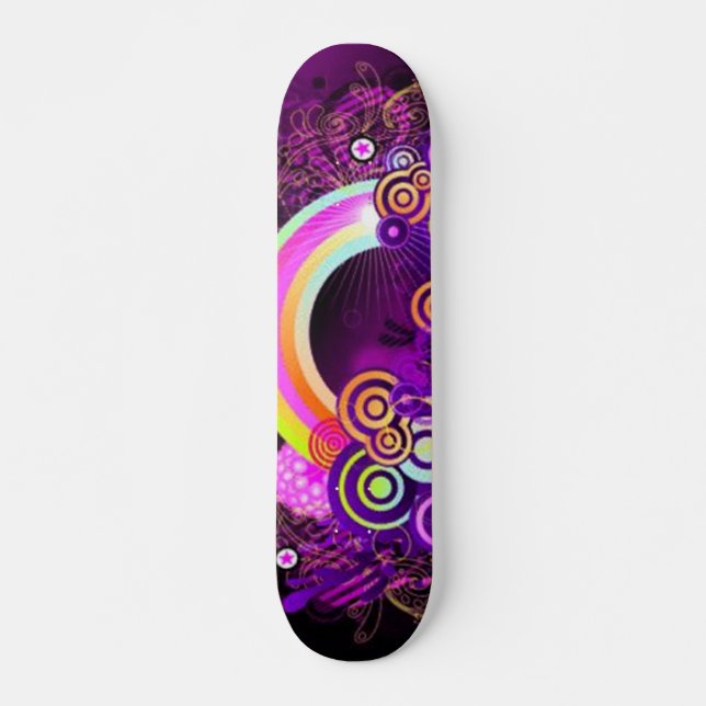 Nånstans över Rainbow Skateboard Bräda 20 Cm (Framsida)