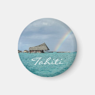 Nånstans över regnbågen i Tahiti Magnet