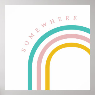 Nånstans över regnbågen poster