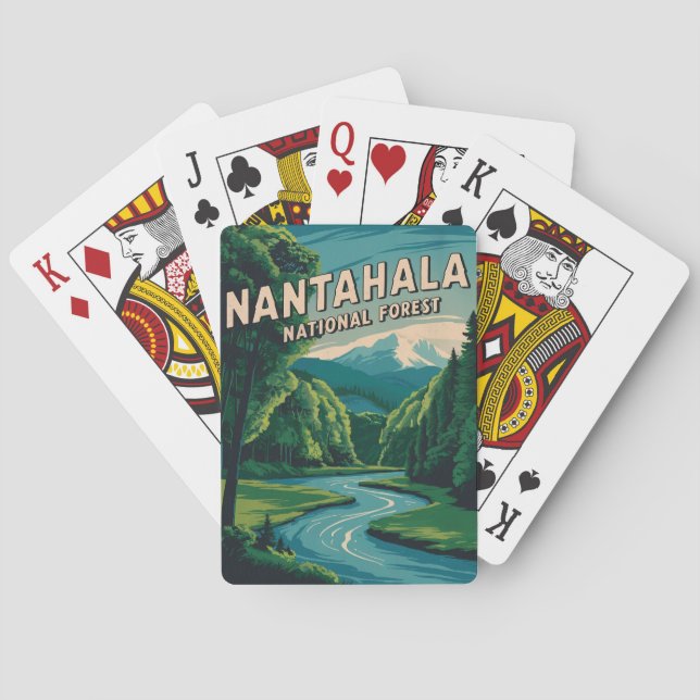 Nantahala National Forest Casinokort (Baksidan)