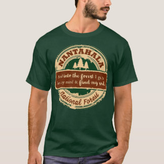 Nantahala National Forest och in i skogen går jag T Shirt