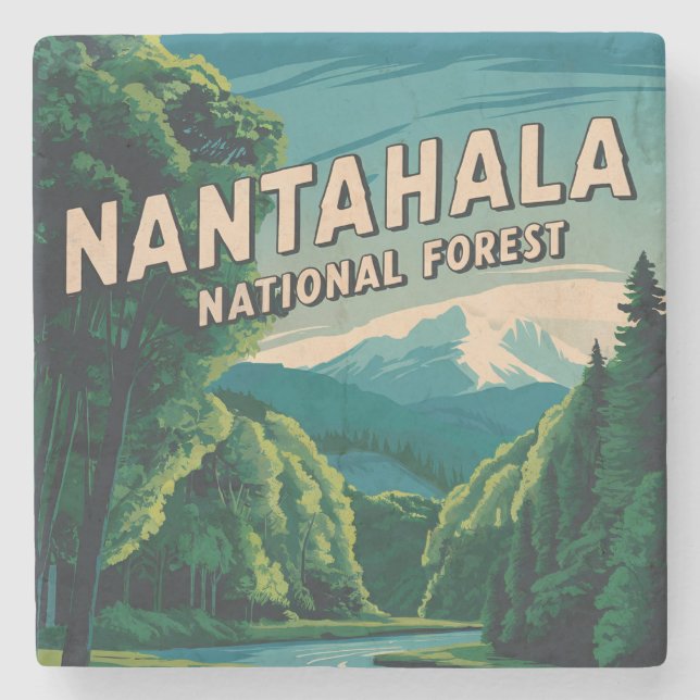 Nantahala National Forest Stenunderlägg (Framsidan)