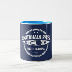 Nantahala River, North Carolina Två-Tonad Mugg