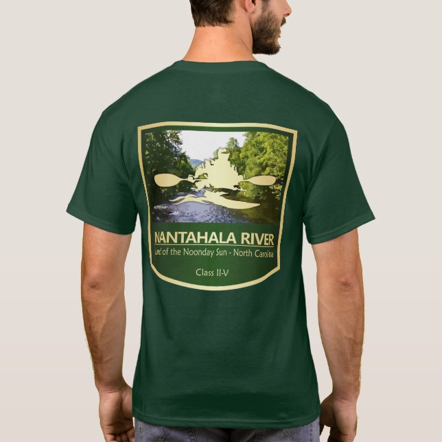 Nantahala River (PFK) T Shirt (Baksida)