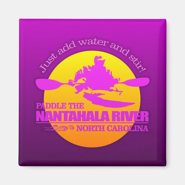 Nantahala River (sunset) Magnet (Framsidan)