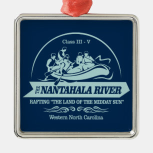 Nantahala River (vattendrag2) Julgransprydnad Metall